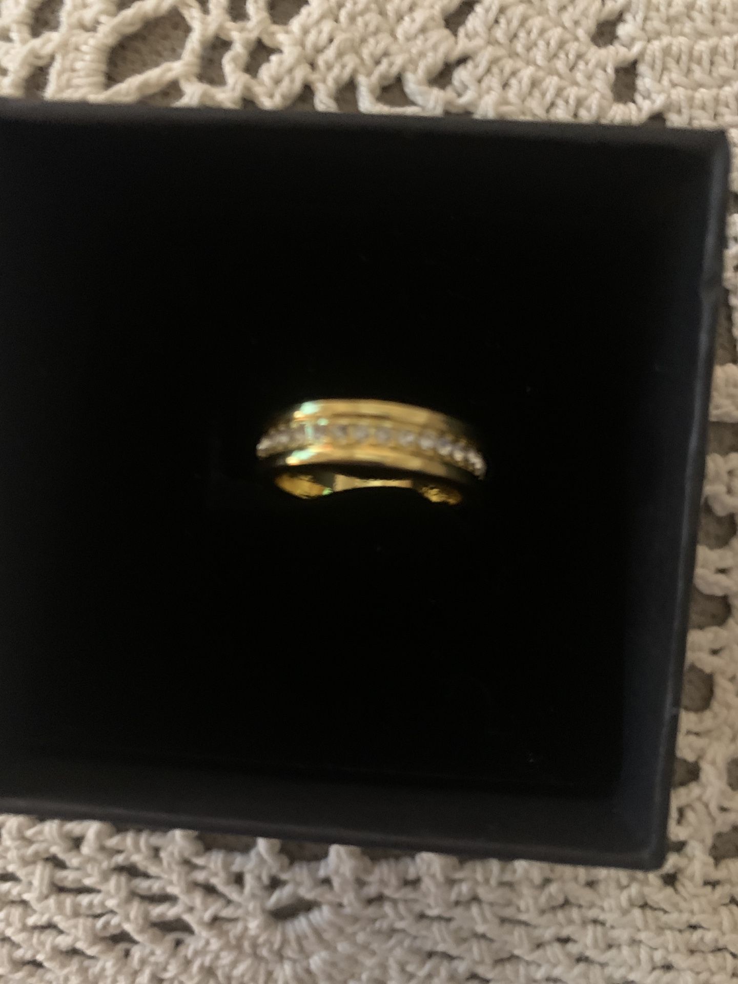 Faux Diamond/Gold RING