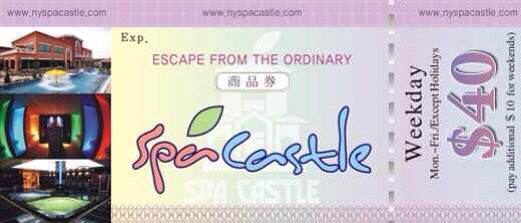 Spa Castle Weekday ticket