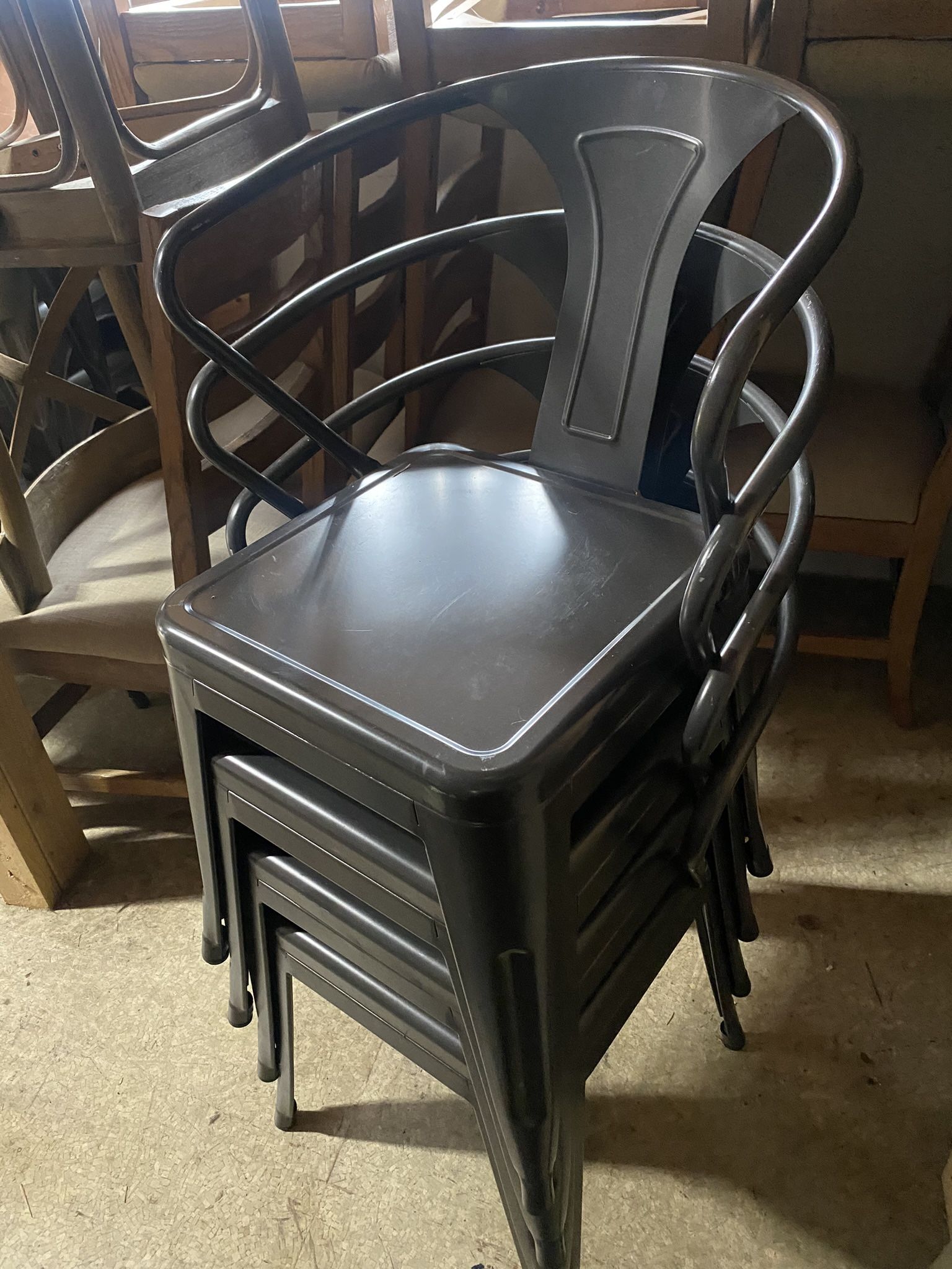 Metal Chairs Used In Staging