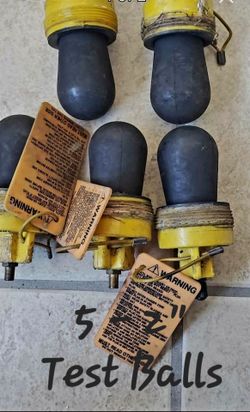 2.5" Pipe Test Balls – Lot of 5