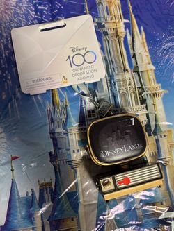 Disney100 Walt Disney's Disneyland Light-Up and Sound Television Sketchbook Ornament