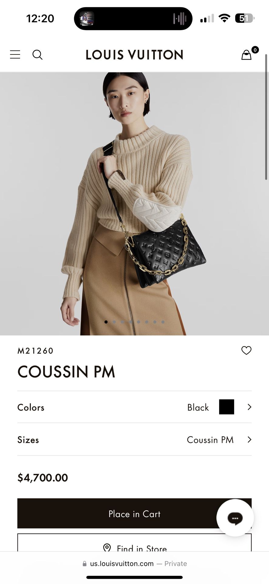 Louis Vuitton Coussin PM Black – Now You Glow