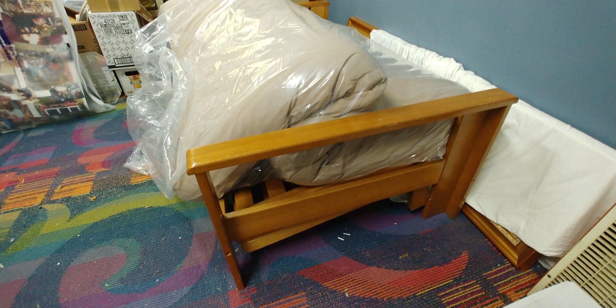 FUTON w nice -still firm- MATTRESS!! $100