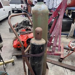 Tanks oxygen and acetylene