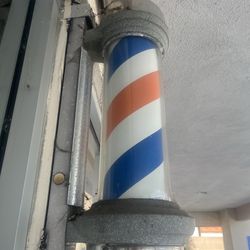 Vintage barber pole