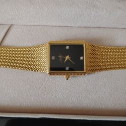 Xavier Quarts Gold Wrist Watch