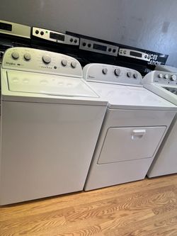 Electric dryer and washer set