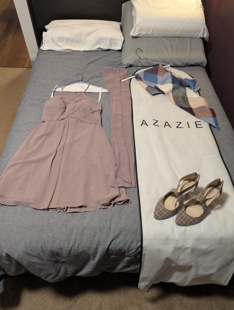 Formal Dress With Accessories (And Shoes, If Wanted)