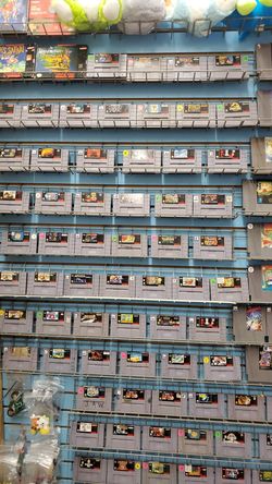 Super nintendo games, n64