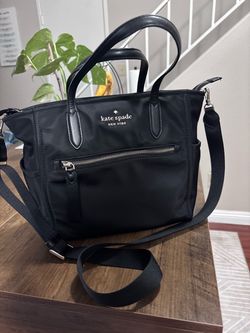 Kate Spade New York Black Nylon Tote Bag