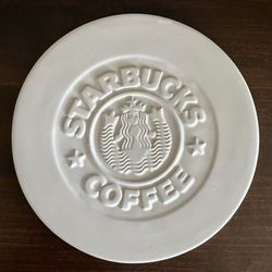 VTG Starbucks Coffee Mermaid Logo Trivet 8.5" Highwave Porcelain USA