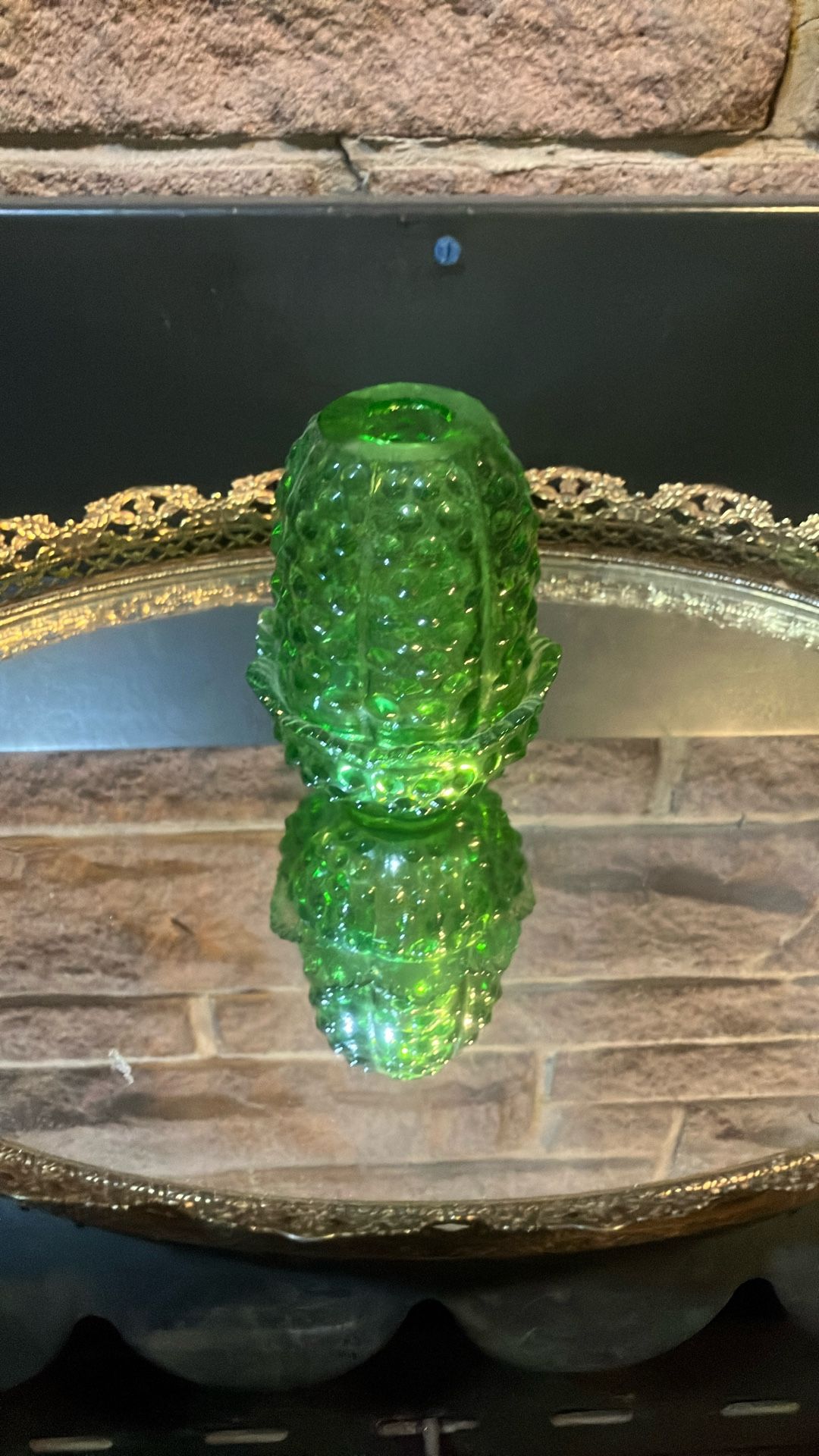 Vintage Glass Cactus