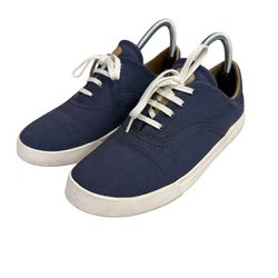 OLUKAI Kohu Women's 8.5 Everyday Casual Sneakers Navy Blue Slip On Shoes