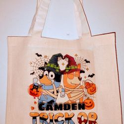 Halloween Trick Or Treat Bag Personalized 