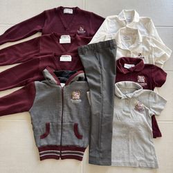 Challenger School uniform bundle kids girl size 6-7