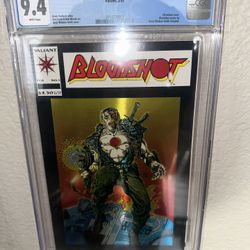 Bloodshot issue 1 Chrome Cover Graded 9.4