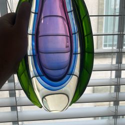 Hand-Blown Murano-Style Art Glass Sculpture – Vintage Studio Glass