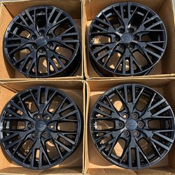 18” Chevy Traverse Factory Wheels Rims Gloss Black New Chevrolet