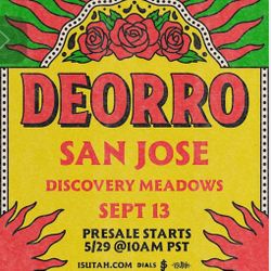 Deorro Discovery meadow Tickets 
