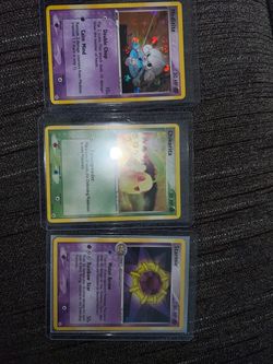 Vintage Pokemon cards REVERSE HOLOS