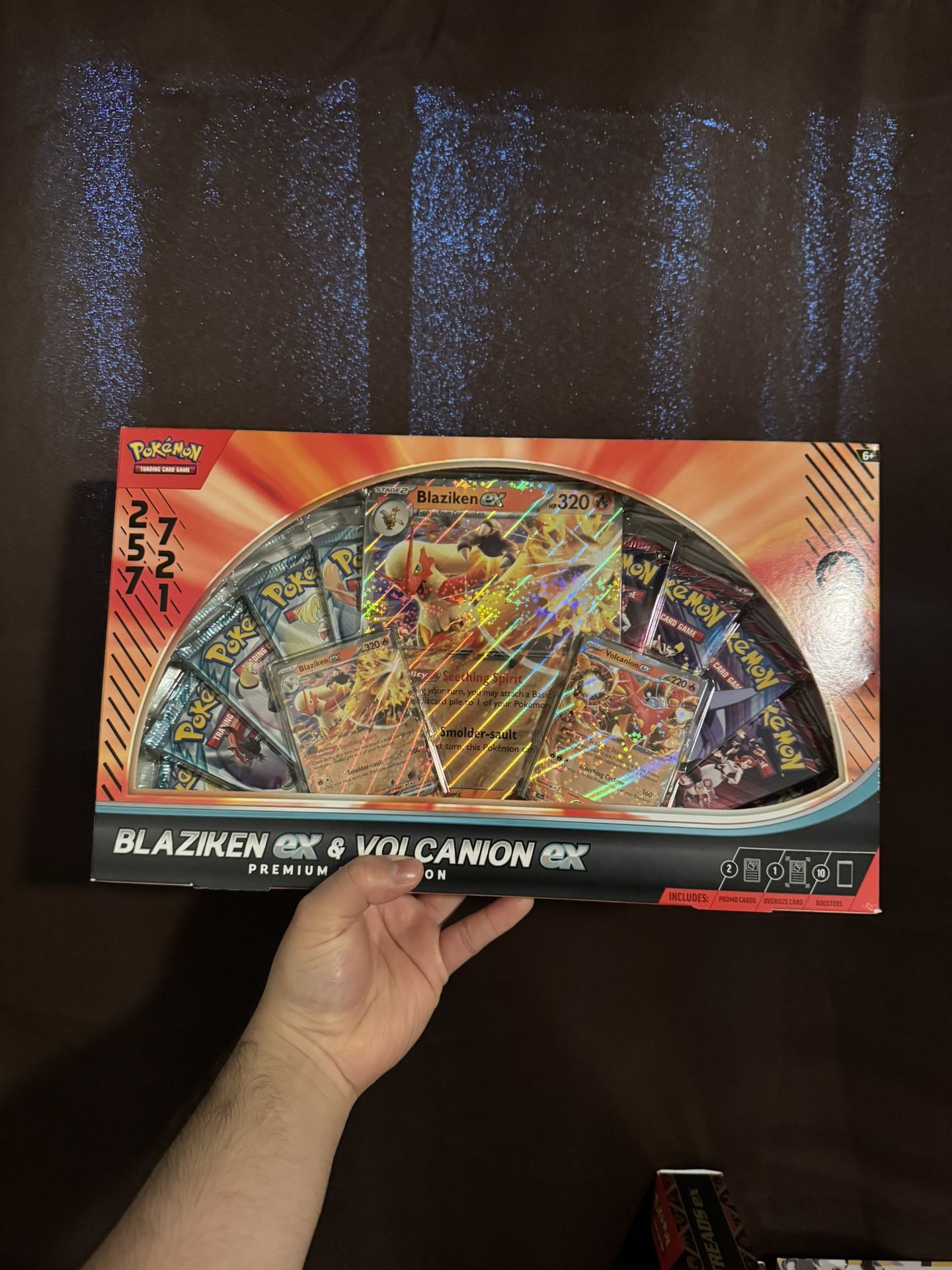 Blaziken EX & Volcanion EX Premium Collection Box