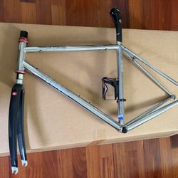 Cinelli Xcr Stainless Steel Frameset - Custom Size (fits 5’4” - 5’7”)