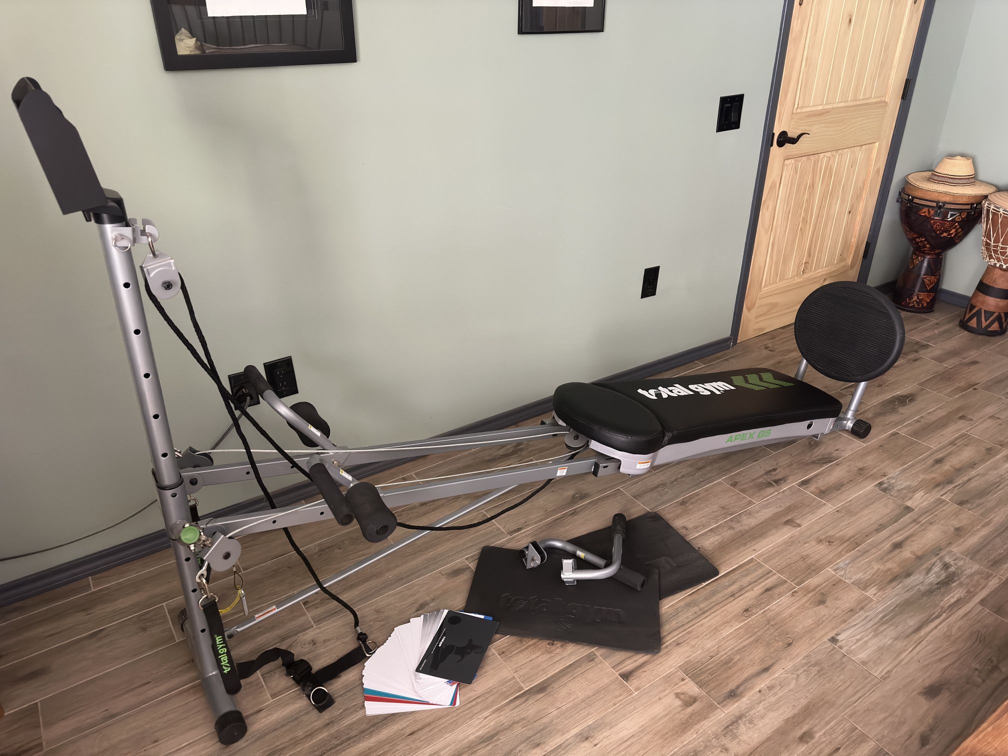 Total Gym APEX Versatile Indoor Home Gym Workout Total Body Strength Training Fitness Equipment
