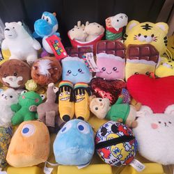 25 small brand new  plushies