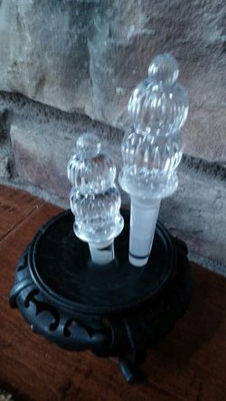 Mikasa Lead Crystal Wine Stoppers