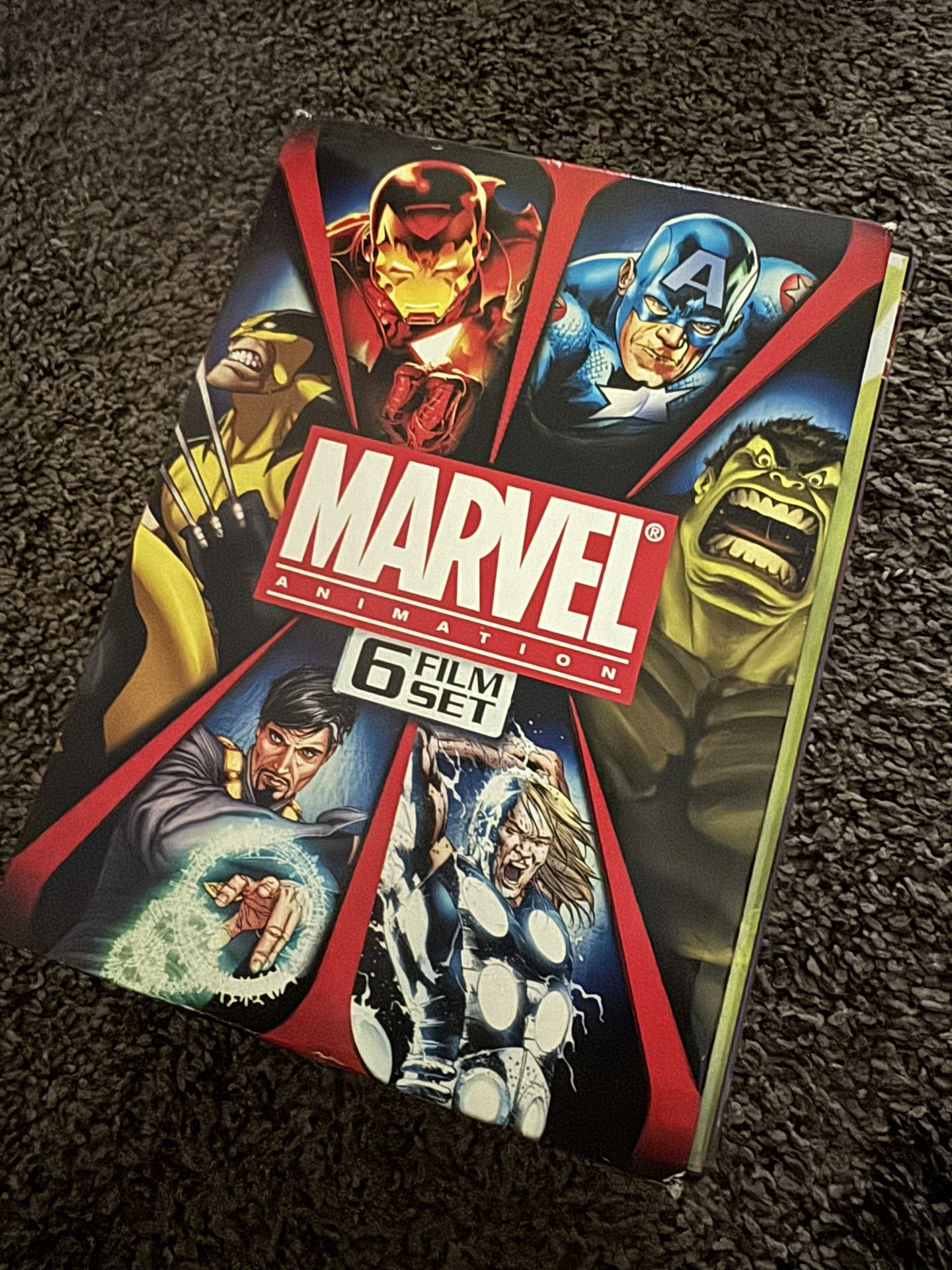 Marvel 6 film set box