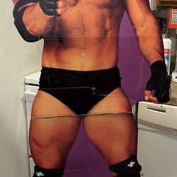 Bill Goldberg Life Sized Cardboard Figure Standing Sign