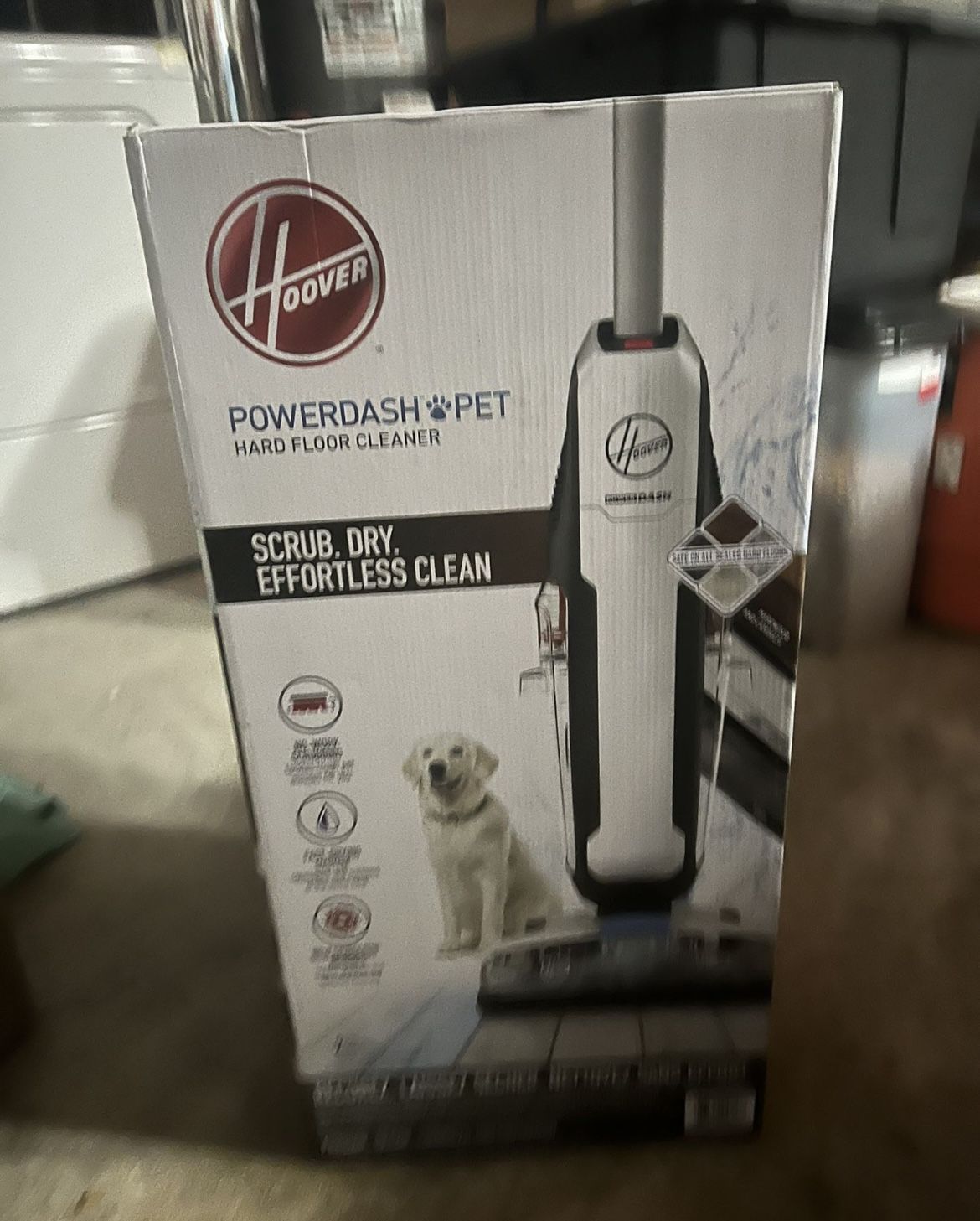 New In Box Hoover Power Dash -  Plus Bottle Of Cleaner 