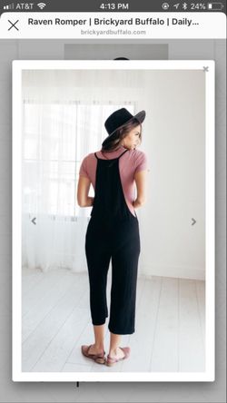 Black jumpsuit romper
