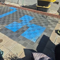 Rubber Outdoor Tile mats 12x12