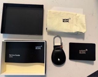 Montblanc Meisterstück Leather Key Fob – made in Germany (vintage) open box never used