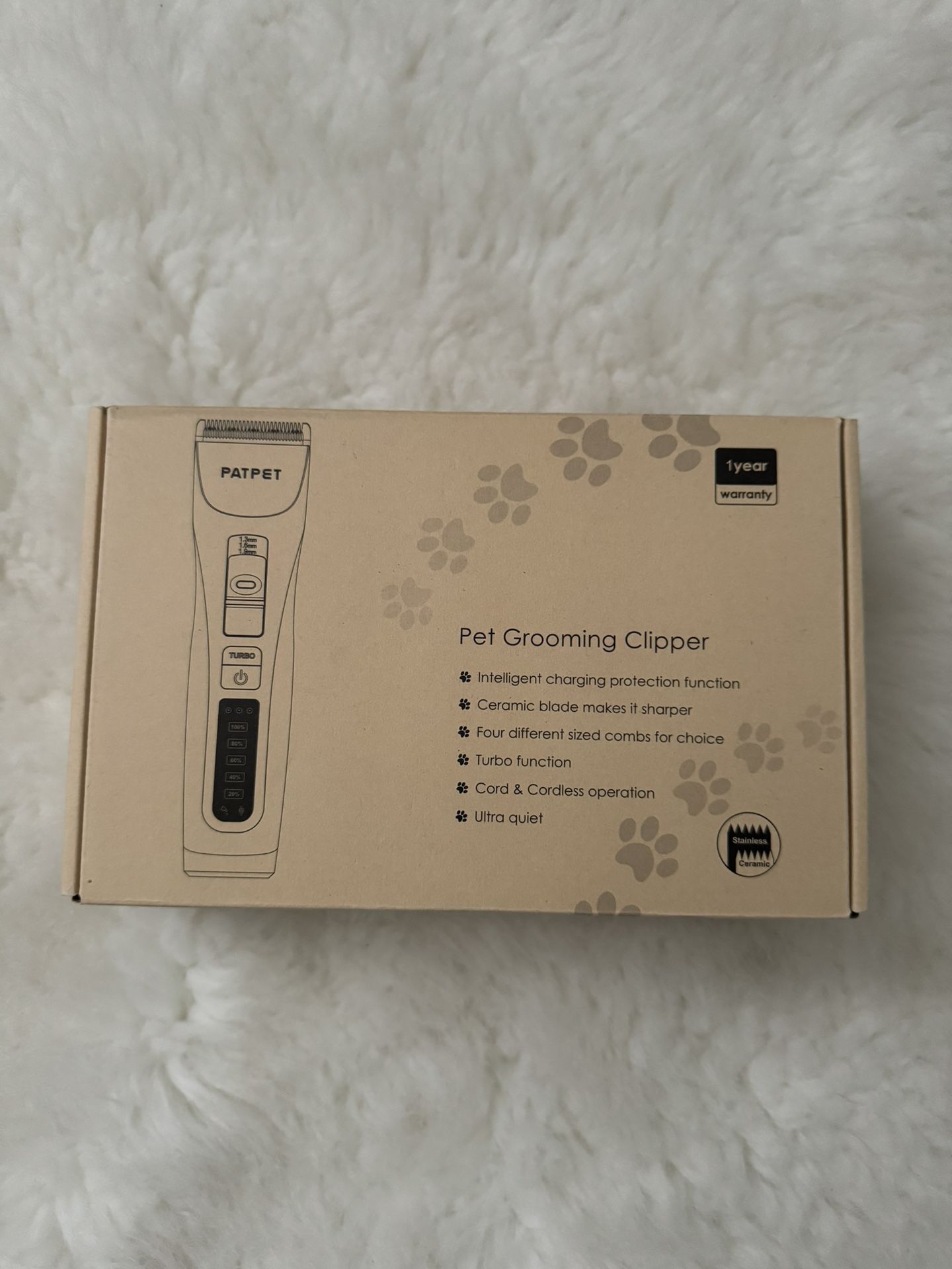 Pat Pet Grooming Clipper In Rose Gold
