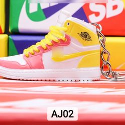 New 3d Mini Nike AJ1 Keychain 