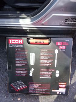 Icon 3/8 drive modular general service set