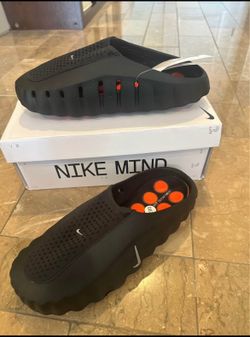 Nike Mind 001 Slides – Black/Red – Size 10 and 11– New with Box