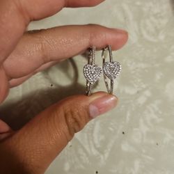 platinum earrings hoops