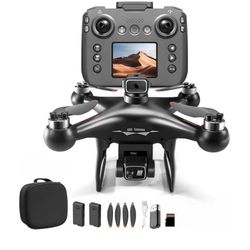 2.8 2.8 out of 5 stars (6) RC Drone With Screen Display Remote Control, Dual Camera, 360 Degree Flip, Optical Flow Hover, LED Lights, Speed Adjustment
