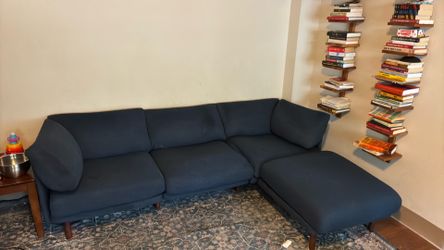 Blue Burrow Couch