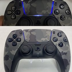 Sony DualSense Wireless Controller - Gray Camouflage Tested Authentic For PS5