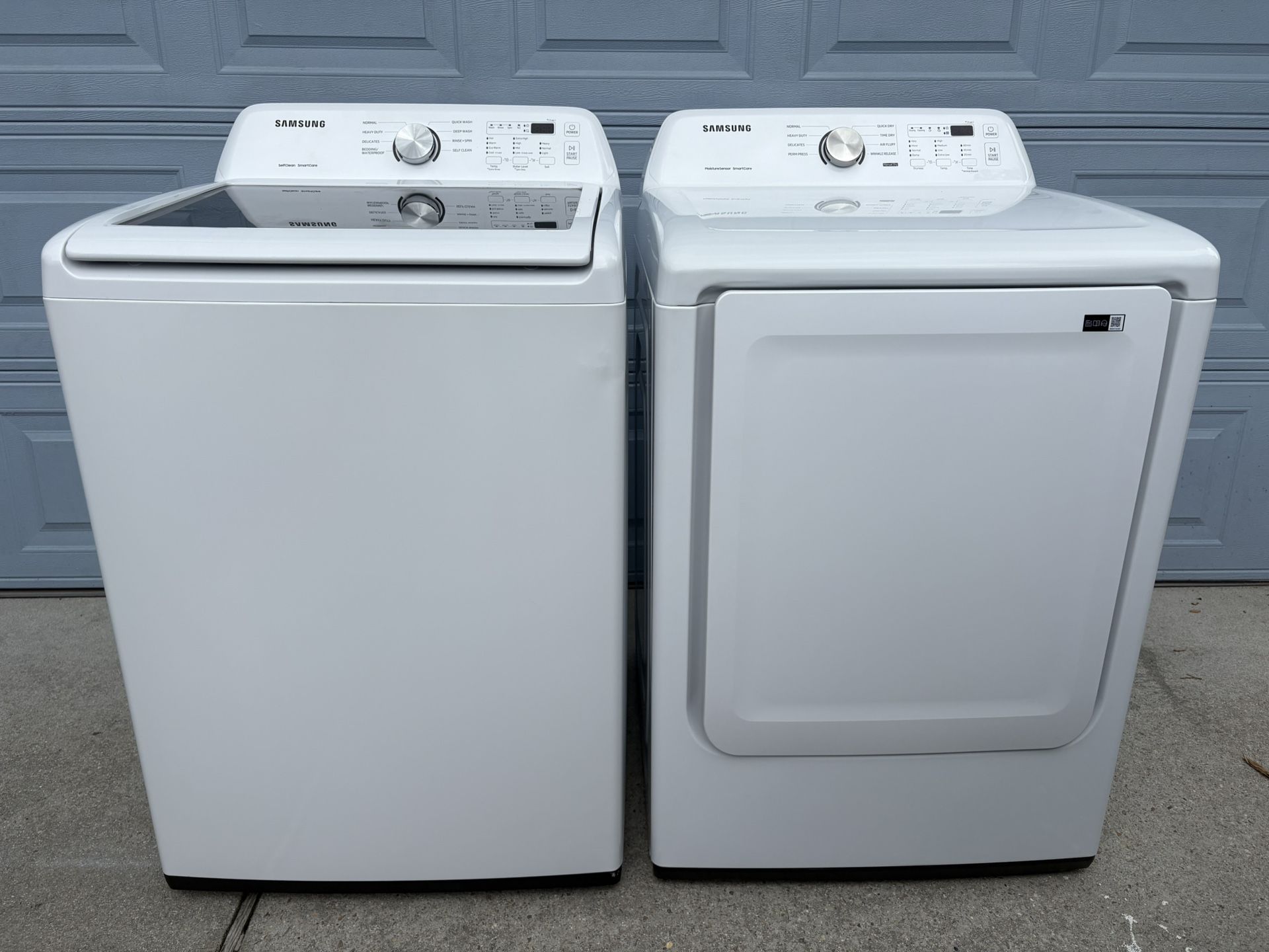 SAMSUNG SUPER CAPACITY WASHER AND DRYER