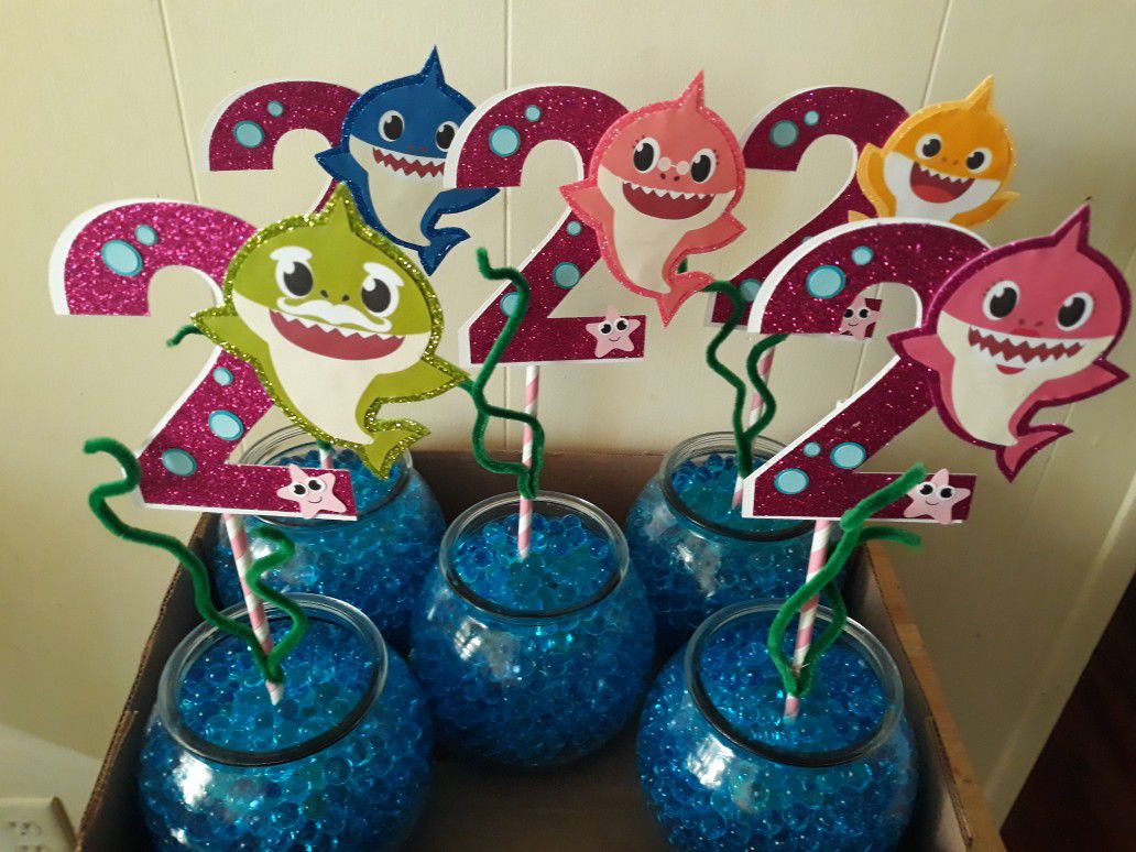 Baby shark centerpieces for Sale in Lynwood, CA - OfferUp
