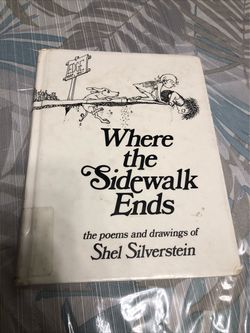 Where The Sidewalk Ends By Shel Silverstein, 1974 HC, Library Discard