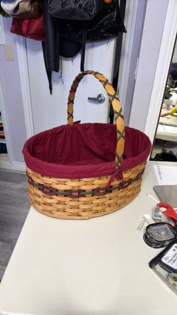 Spring Handmade Picnic Basket