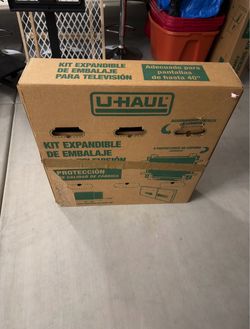 U-Haul Expandable TV Moving Box Kit