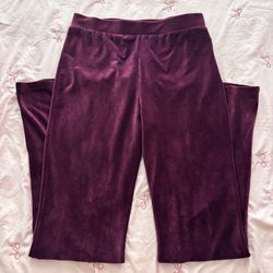 Purple Velour Pants