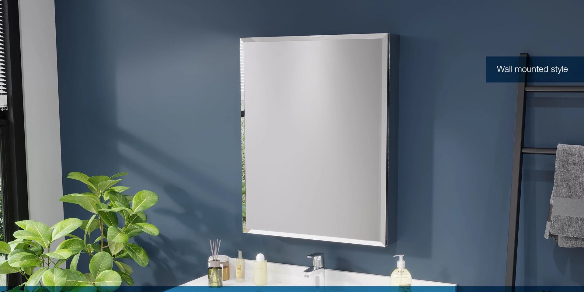 OVE Decors Carlow Single Door Medicine Cabinet